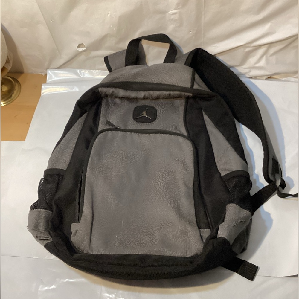 Vintage Nike Air Jordan Legacy Elite School Backpack, Dark Charcoal Grey